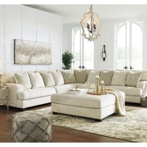 Rawcliffe 3-Piece Sectional with Ottoman